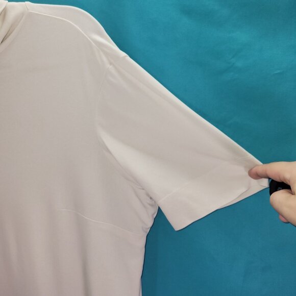 J. Jill Womens 1X Silk Turtleneck White Top - Picture 2 of 9